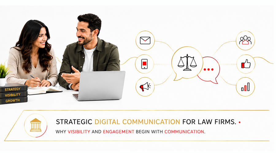 Strategic digital communication for law firms